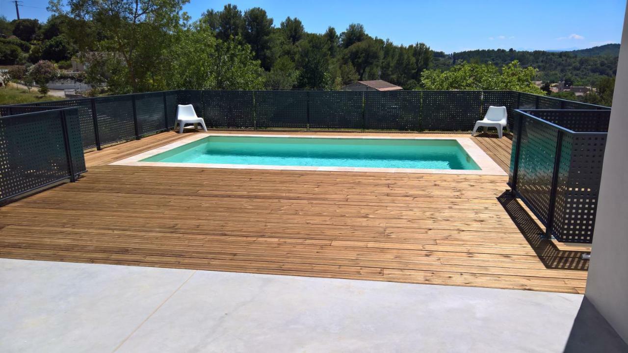Villa Piscine Sud France Verzeille Bagian luar foto