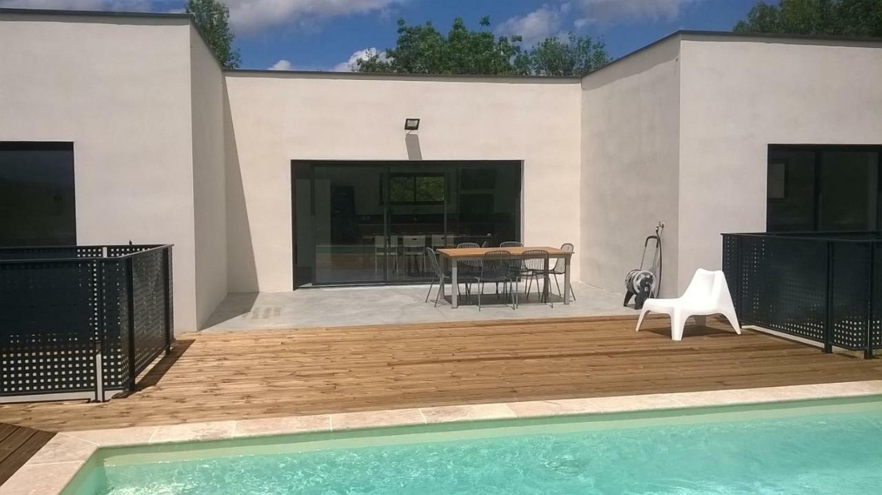 Villa Piscine Sud France Verzeille Bagian luar foto