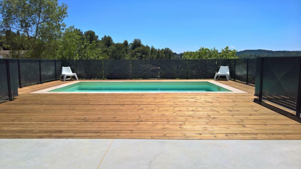 Villa Piscine Sud France Verzeille Bagian luar foto