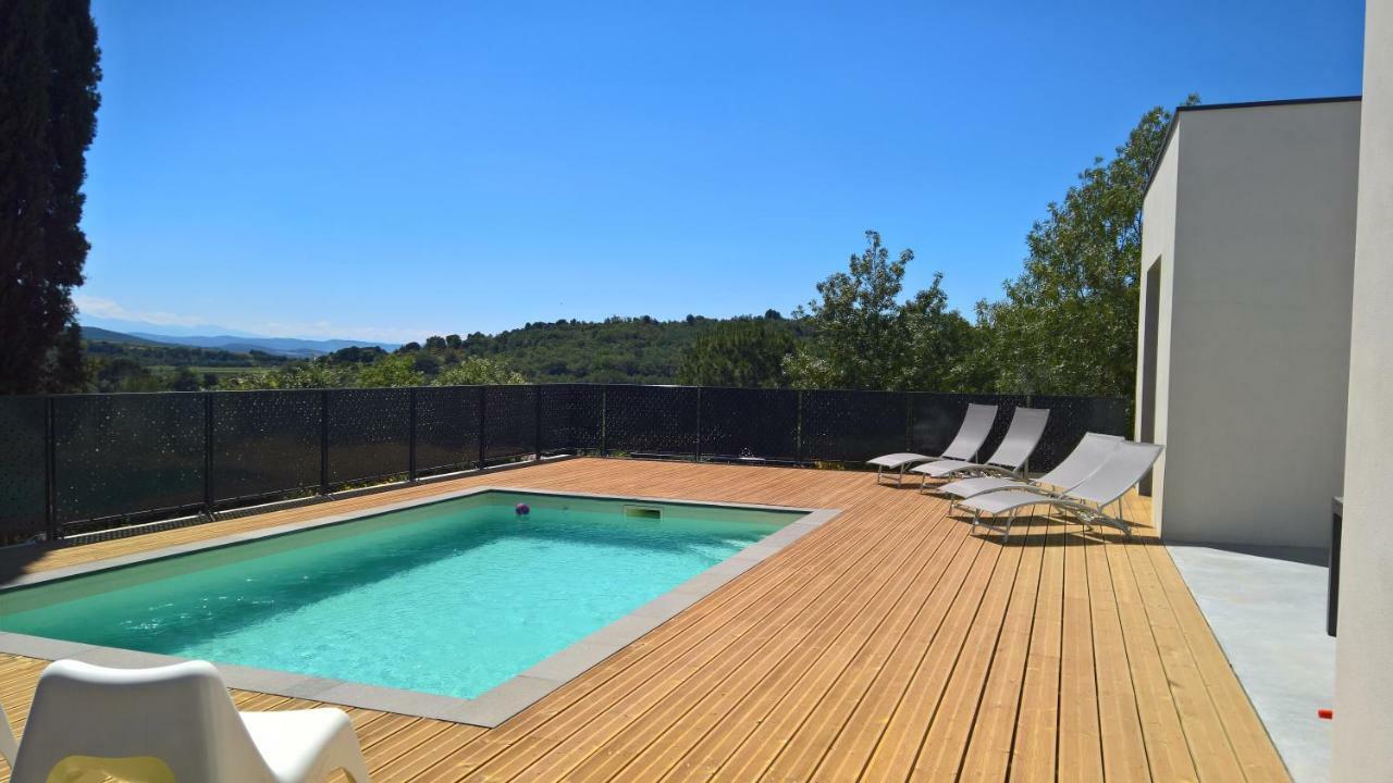 Villa Piscine Sud France Verzeille Bagian luar foto