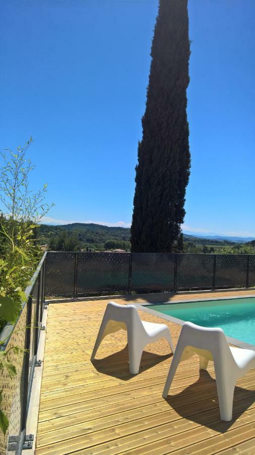 Villa Piscine Sud France Verzeille Bagian luar foto