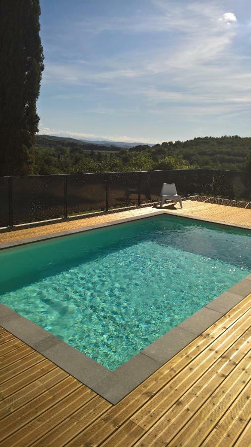 Villa Piscine Sud France Verzeille Bagian luar foto