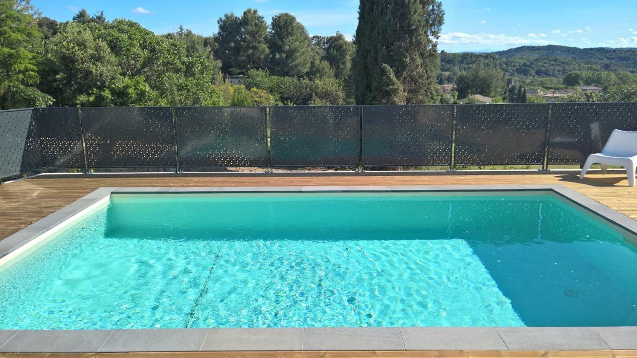 Villa Piscine Sud France Verzeille Bagian luar foto